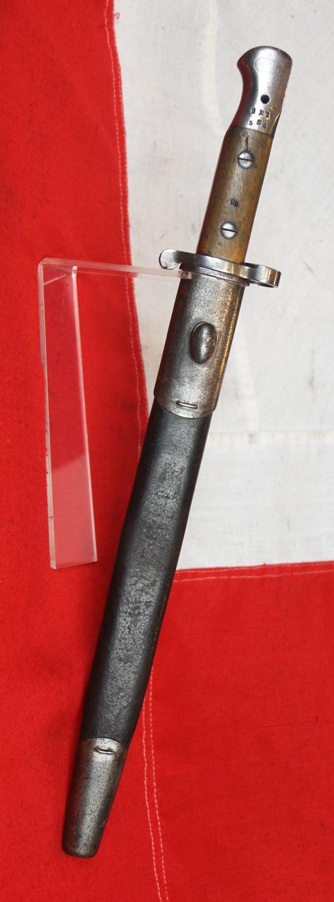 A Most Scarce, Edwardian, 2nd Battalion Royal Irish Regt. Long Lee Enfield 1903 Bayonet, To Fit & Use With The Long Lee Enfield & The MK III SMLE Enfield