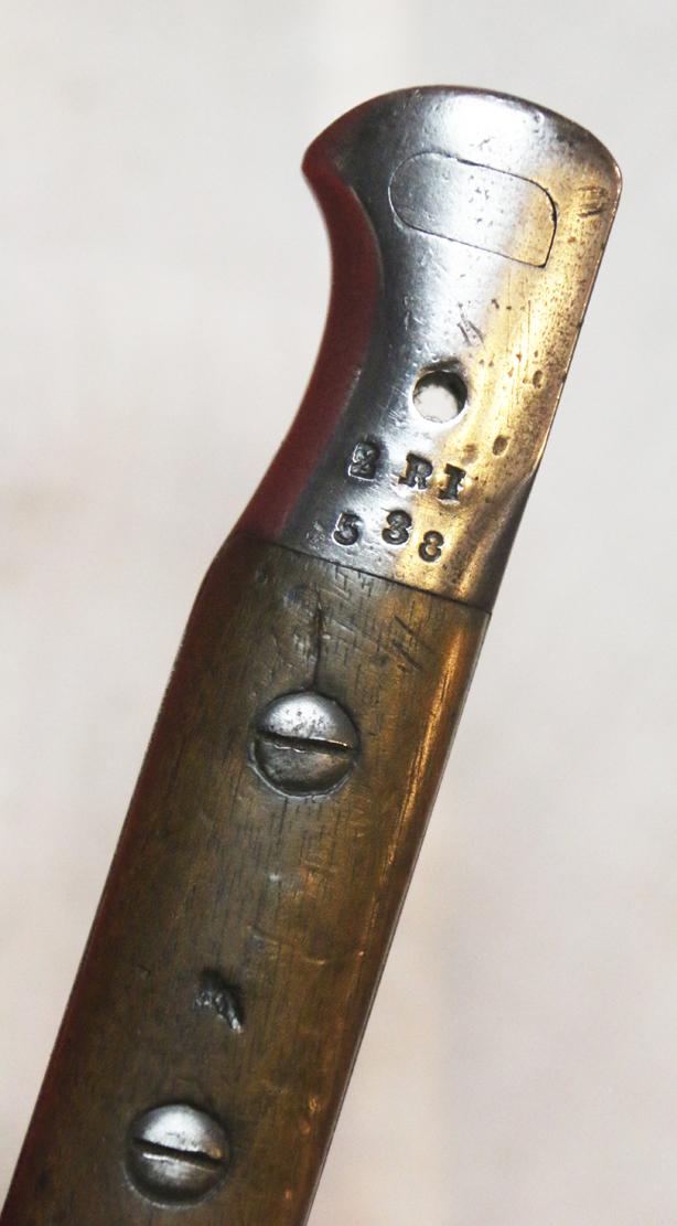 A Most Scarce, Edwardian, 2nd Battalion Royal Irish Regt. Long Lee Enfield 1903 Bayonet, To Fit & Use With The Long Lee Enfield & The MK III SMLE Enfield