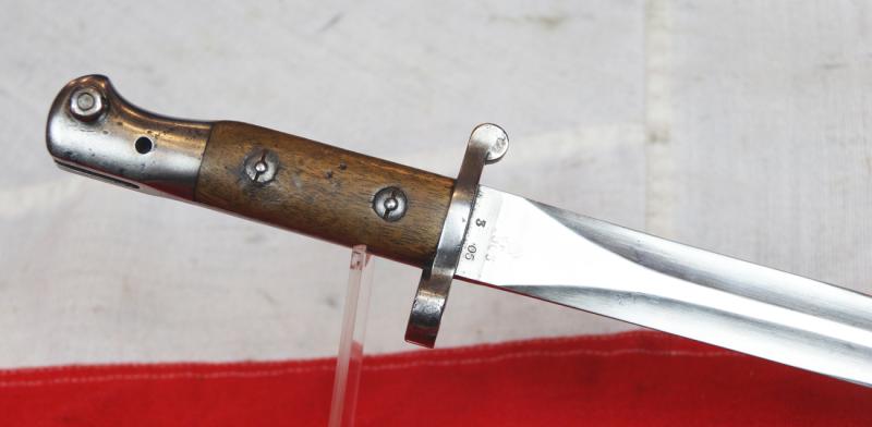 A Most Scarce, Edwardian, 2nd Battalion Royal Irish Regt. Long Lee Enfield 1903 Bayonet, To Fit & Use With The Long Lee Enfield & The MK III SMLE Enfield