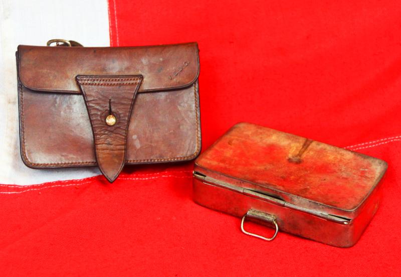 A Superb, WW1, British Officer's Field Service, Harrods 'Kit' Named 'A Welcome Present for Friends At the Front,'. Trench Warfare Pharmaceuticals Case for Morphine, Heroin & 7% Solution Cocaine From Harrods Department Store {Now Empty!}