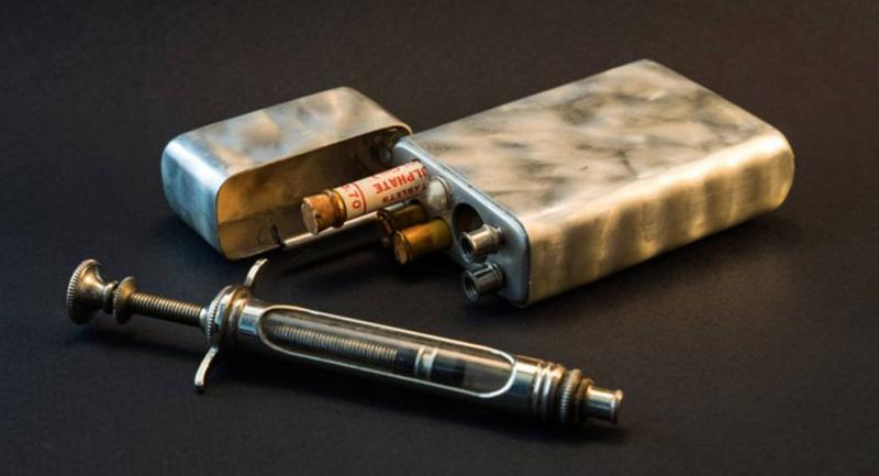 A Superb, WW1, British Officer's Field Service, Harrods 'Kit' Named 'A Welcome Present for Friends At the Front,'. Trench Warfare Pharmaceuticals Case for Morphine, Heroin & 7% Solution Cocaine From Harrods Department Store {Now Empty!}