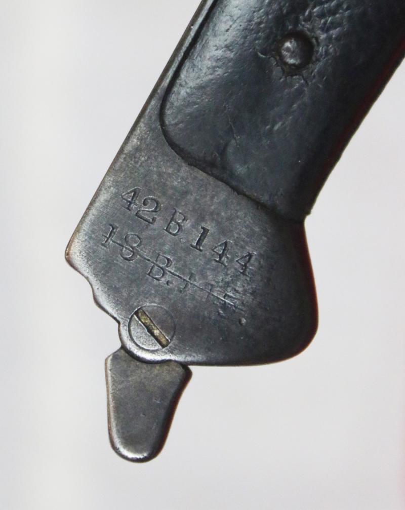 A Quite Rare Danish M1889 Krag-Jorgensen Knife Bayonet, Early Model by Weyersberg