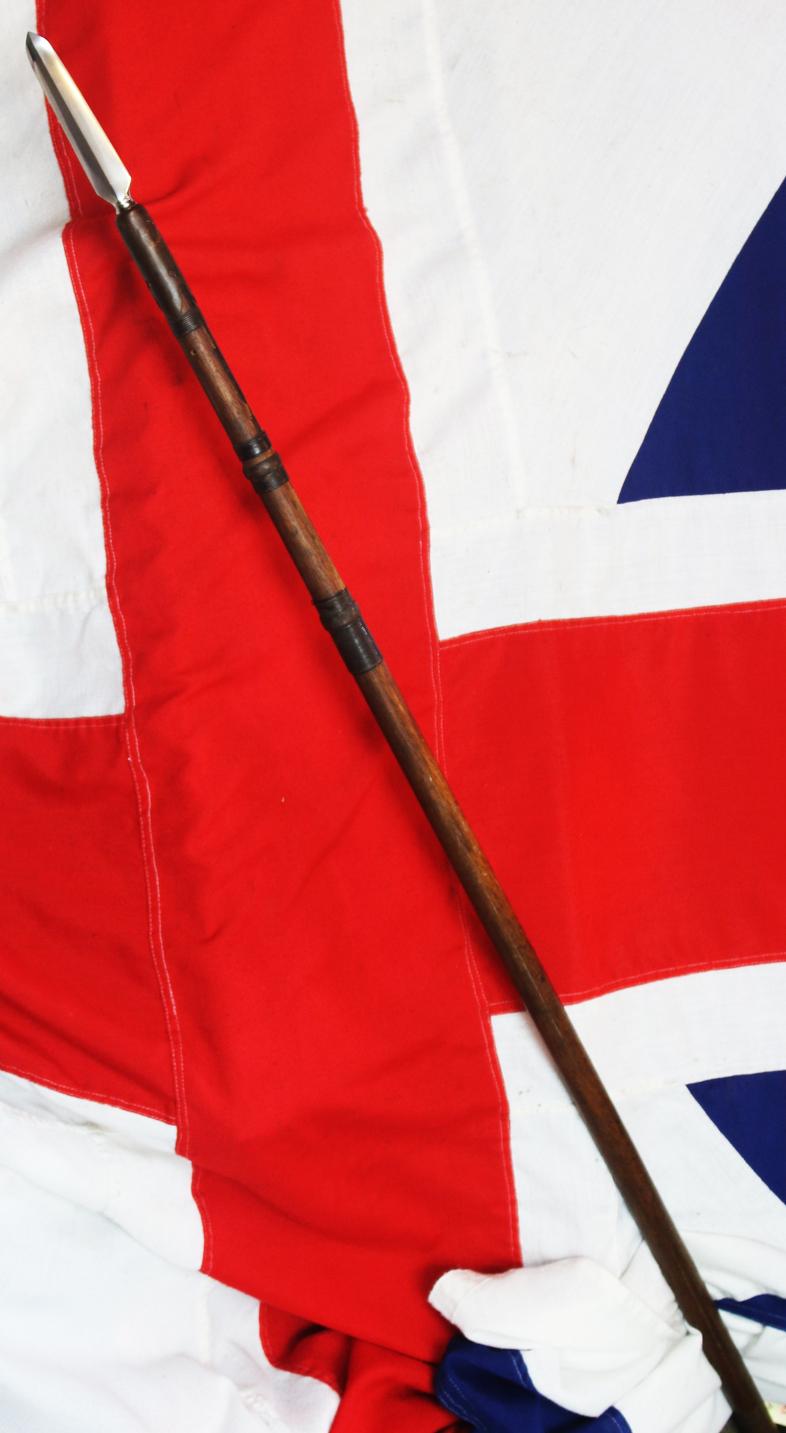 A Shinto Samurai Yari Pole Arm Signed Yamashiro Kami Fujiwara Norishige, Probably Yamashiro-no-Kami Fujiwara Kunishige, Early Edo Period