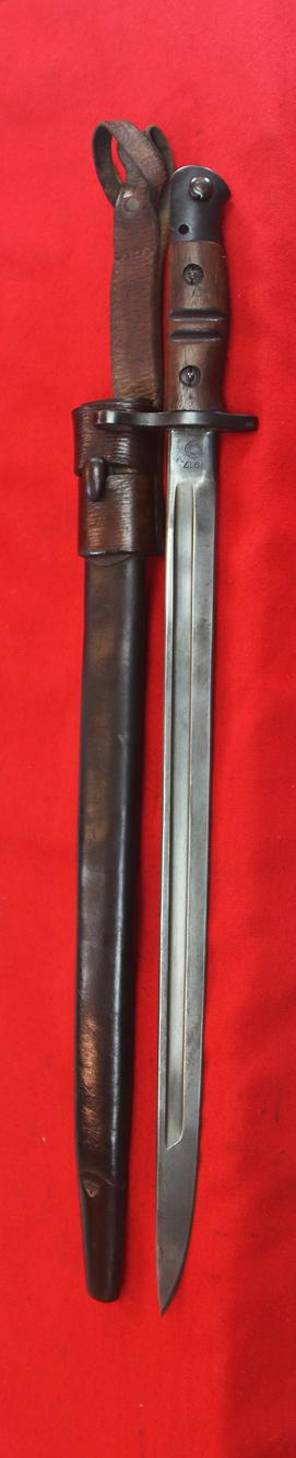 1917 US Bayonet, The *U.S. Model 1913 ‘1917’ Dated Remington Bayonet and Scabbard with Original Frog.