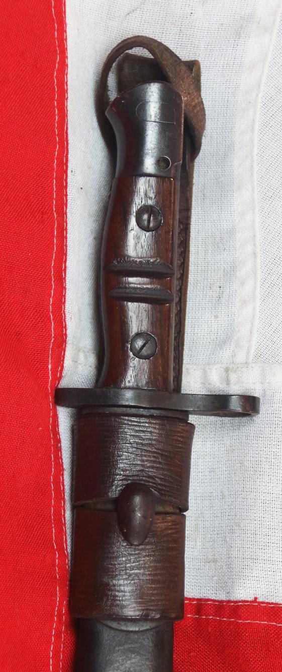 1917 US Bayonet, The *U.S. Model 1913 ‘1917’ Dated Remington Bayonet and Scabbard with Original Frog.
