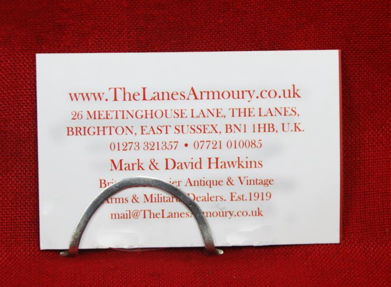 A Most Scarce Edwardian Hampshire Yeomanry Carabiniers Regimental Silver Place Badge With 'Battle Honour' Scroll, South Africa 1900-1901