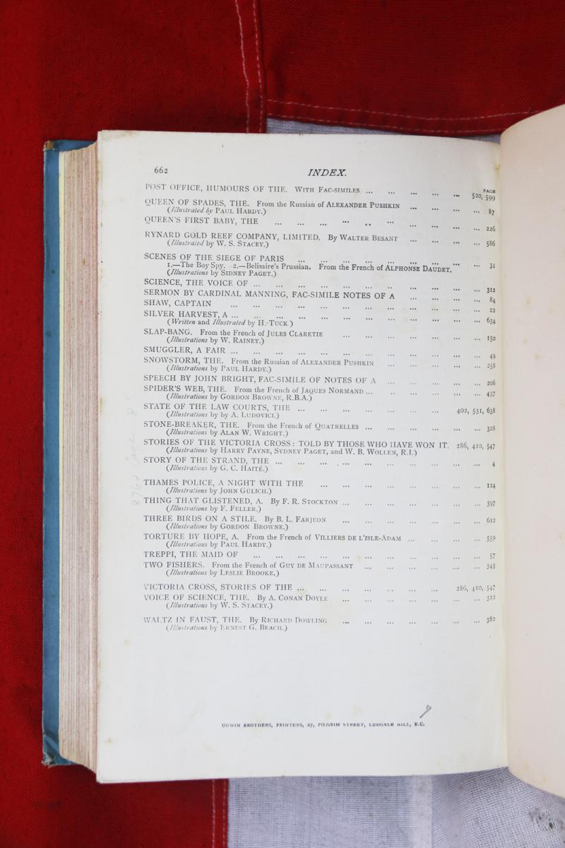 What A Fantastic Gift For A Sherlock Holmes Devotee! First Editions In Book Form. A Beautiful and Rare Set Of The Original 8 Book Bindings, 'The Strand Magazine', That Famously Contains the First Bound Volumes of Sherlock Holmes Adventures