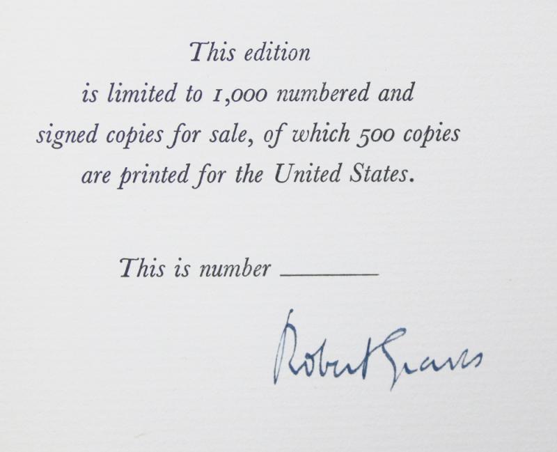 T.E.Lawrence. Two Signed, Special US Editions, Published in 1938, Published in America. Lawrence, T.E - To His Biographer Robert Graves & To His Biographer Liddell Hart