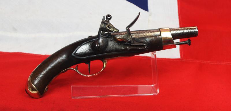 A Superb, Really Rare, French, Napoleonic Short Sea Service Boarding Pistol. The Pistolet De Bord Maritime, Modele 1786, Manufacture Nationale De Tulle Circa 1792