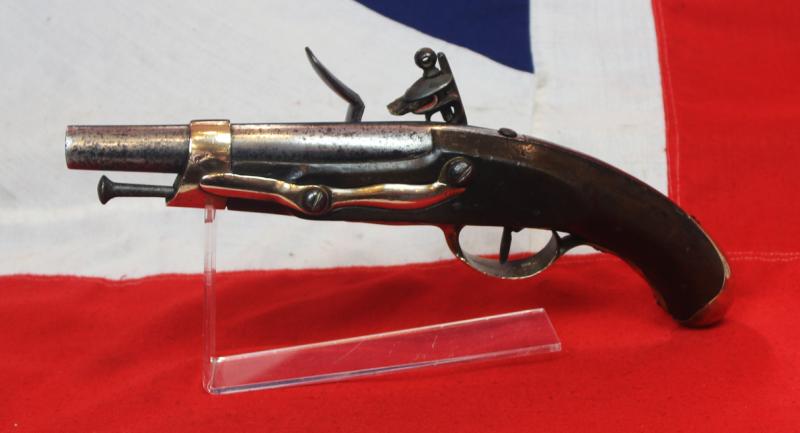 A Superb, Really Rare, French, Napoleonic Short Sea Service Boarding Pistol. The Pistolet De Bord Maritime, Modele 1786, Manufacture Nationale De Tulle Circa 1792