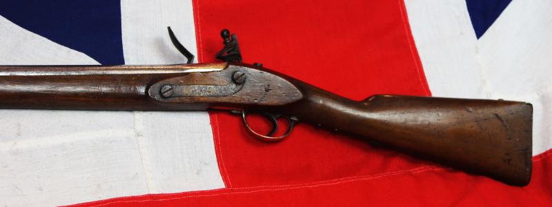 Most Scarce French Marine Flintlock M.1786 / An.IX 1800's Carbine. A French Sea Service Carbine of the Napoleonic Ships of the Line. Battle of Trafalgar Service Period. Made Circa 1803-4 Inspected by Joseph Guichard Napoleonic Inpector of Arms St Etienne