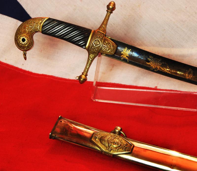 A Sublime Napoleonic Ist Empire French Superior Officer’s Blue & Gilt Officer’s Sword in the Mameluke Style, With Finest Deluxe Grade Chiselled Decor. We Always Try Our Utmost To Offer The Finest or Most Intriguing Pieces We Can From History