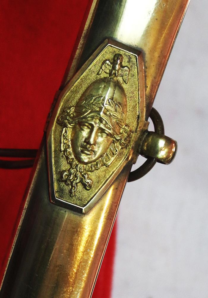 A Sublime Napoleonic Ist Empire French Superior Officer’s Blue & Gilt Officer’s Sword in the Mameluke Style, With Finest Deluxe Grade Chiselled Decor. We Always Try Our Utmost To Offer The Finest or Most Intriguing Pieces We Can From History