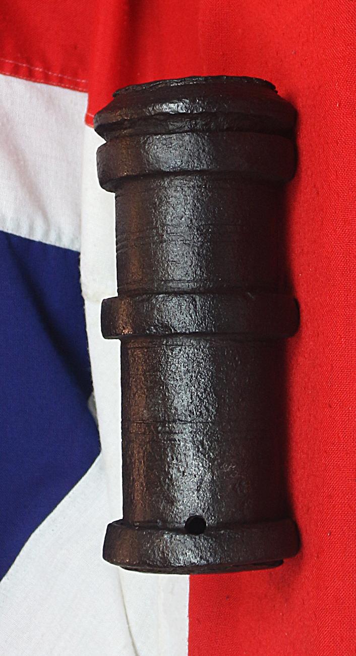 A Very Fine, Late Middle Ages, Early Hand-Bombard, Iron Mortar Cannon. The Earliest Form of Ignition Battle Weapon That Developed into The Hand Pistole & Blunderbuss