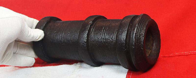 A Very Fine, Late Middle Ages, Early Hand-Bombard, Iron Mortar Cannon. The Earliest Form of Ignition Battle Weapon That Developed into The Hand Pistole & Blunderbuss