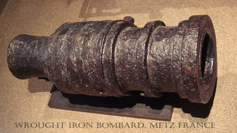 A Very Fine, Late Middle Ages, Early Hand-Bombard, Iron Mortar Cannon. The Earliest Form of Ignition Battle Weapon That Developed into The Hand Pistole & Blunderbuss