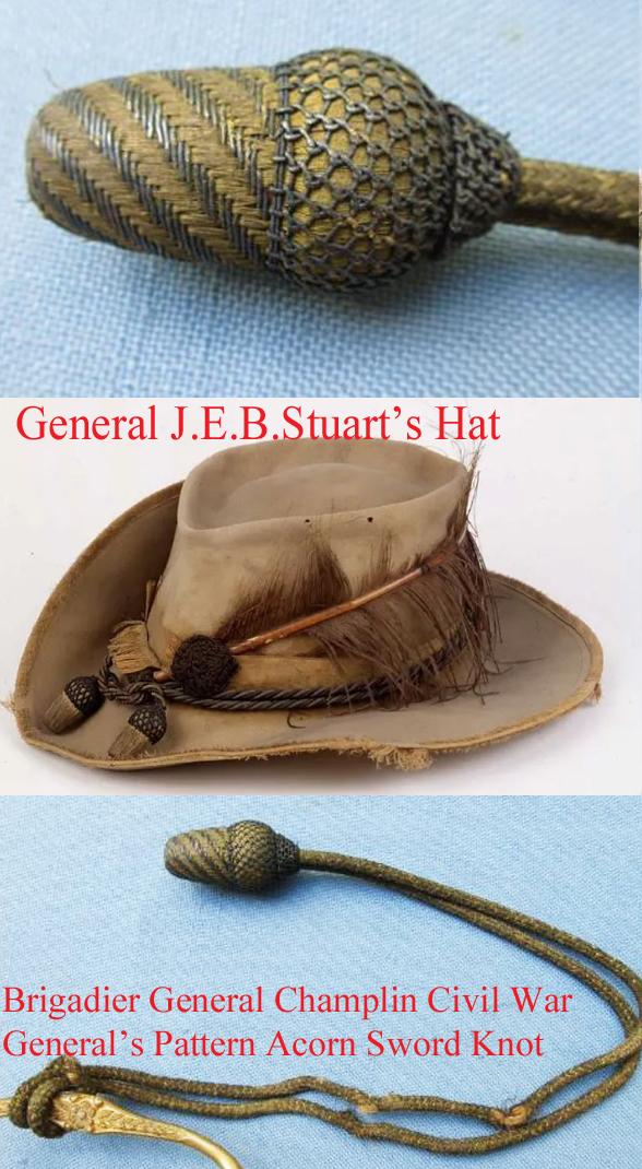 A Fabulous & Rare US Civil War General's Sabre With Its Original Civil War General Officer's Pattern 'Acorn' Sword Knot, & Steel Combat Scabbard. Superb Deluxe Etched Blade