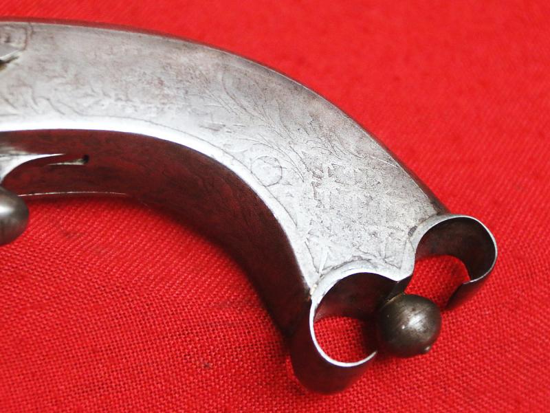 A Rare & Beautiful, Early 19th Century, Scottish Rams Horn Butt, All Steel, Highlander's Flintlock Pistol Made by Macleod. In Super Condition, With All The Features As to Be Expected For a Fine, Original, Highland Officer's Regimental Pistol