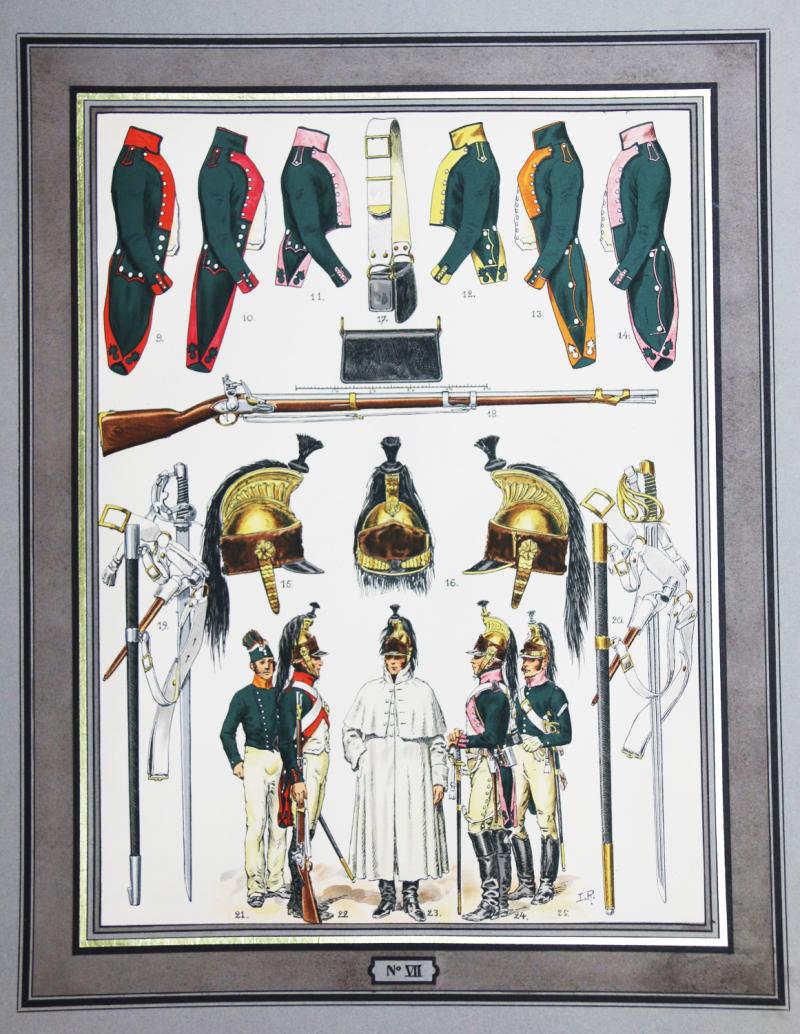 A Magnificent & Fantastic Presentation Limited Edition Leather & Gilt Bound Huge Volume Of Lucien Rousselot's Uniforms of Royal and Imperial French Army From the 18th century Ancien Regime, to the First Empire of The Emperor Napoleon