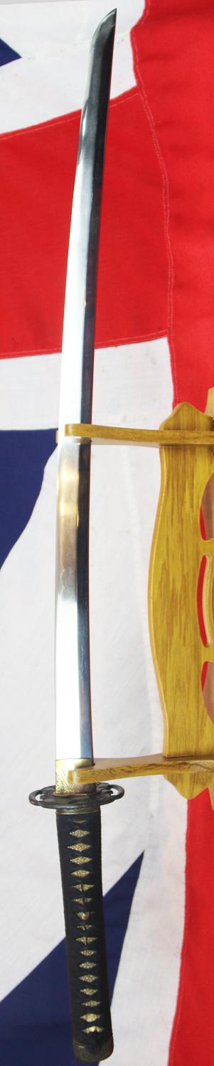 A Most Impressive & Stunningly Beautiful Bladed Antique Shinto period, Edo Era Samurai Horseman's Katana. Matsushiro Sinano School Koshirae