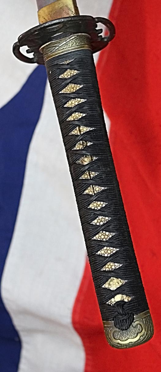 A Most Impressive & Stunningly Beautiful Bladed Antique Shinto period, Edo Era Samurai Horseman's Katana. Matsushiro Sinano School Koshirae