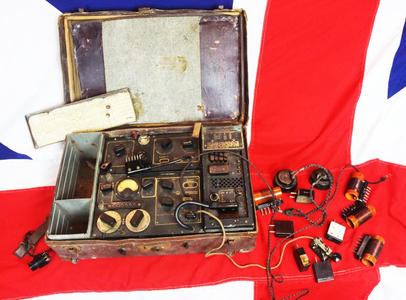 A Fabulous And Incredibly Rare Museum Piece. An Original WW2 SOE {Special Operations Executive} Secret Espionage Agent's Suitcase Radio Transmitter & Reciever of an Agent of the Secret Army 1942/3 Issue