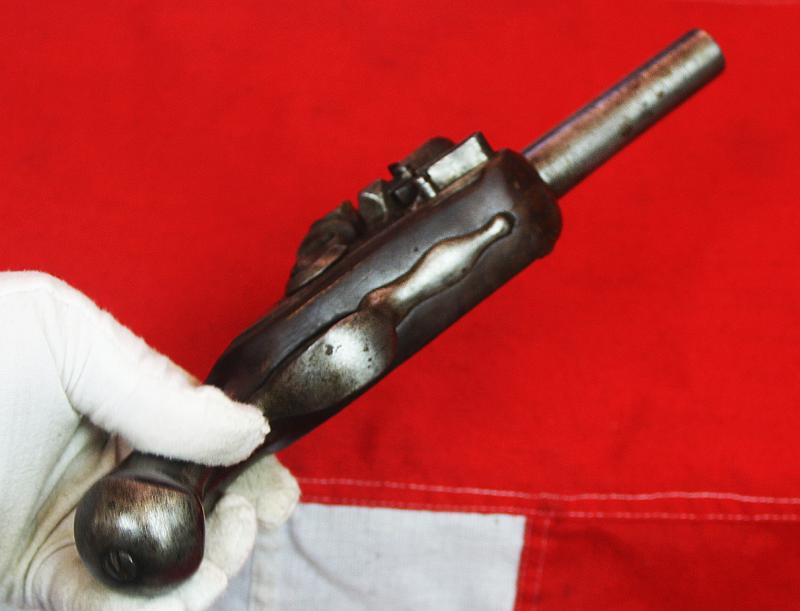 1780 Pattern, French Pistolet Maritime, An Officer's Naval 'Sea Service' Belt Pistol. Used By A French Naval Officer From the Battle of the Nile through to Battle of Trafalgar Era