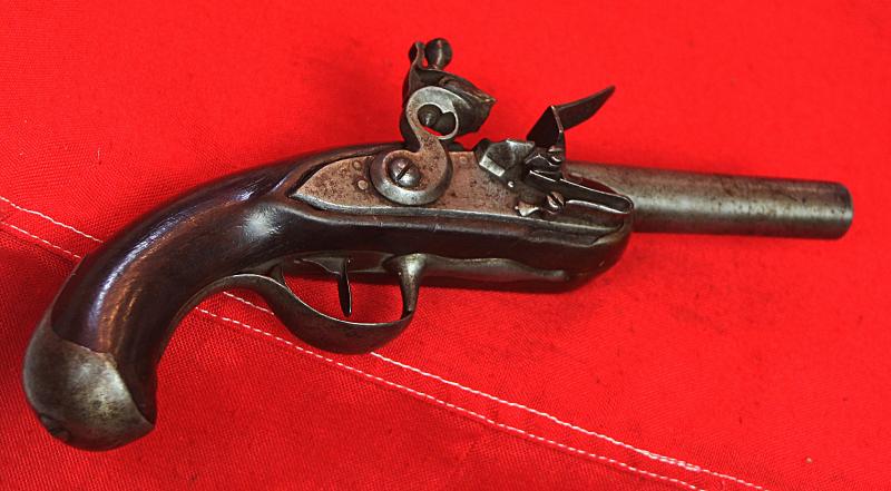 1780 Pattern, French Pistolet Maritime, An Officer's Naval 'Sea Service' Belt Pistol. Used By A French Naval Officer From the Battle of the Nile through to Battle of Trafalgar Era