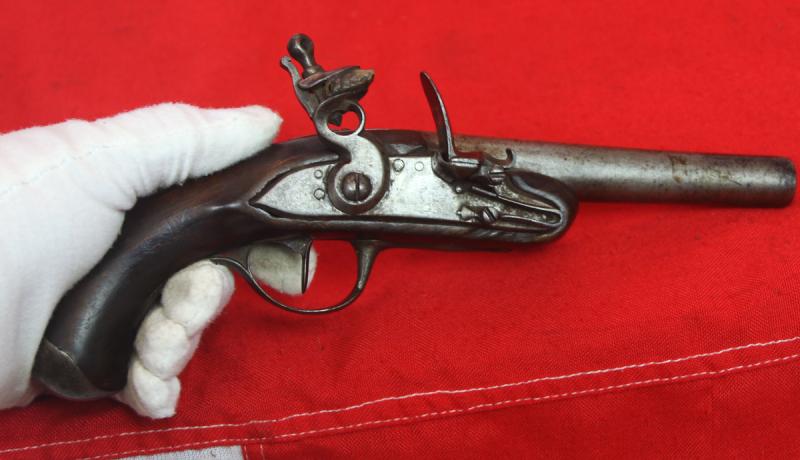 1780 Pattern, French Pistolet Maritime, An Officer's Naval 'Sea Service' Belt Pistol. Used By A French Naval Officer From the Battle of the Nile through to Battle of Trafalgar Era