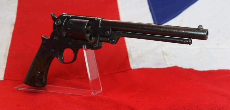 A Rare & Huge, M1863 Single Action Starr Army 'Long Barrel' Revolver of the Civil War, .44 Calibre. Exactly As Can Be Seen Featured in Clint Eastwood’s Oscar Winning Movie, ‘The Unforgiven’