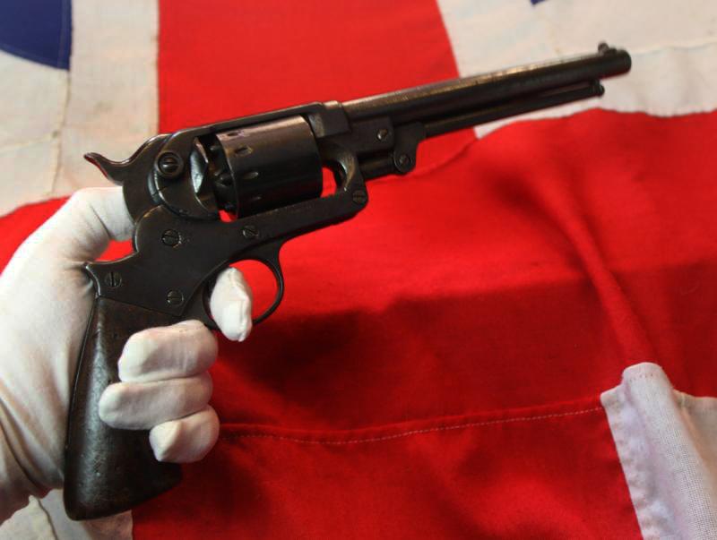 A Rare & Huge, M1863 Single Action Starr Army 'Long Barrel' Revolver of the Civil War, .44 Calibre. Exactly As Can Be Seen Featured in Clint Eastwood’s Oscar Winning Movie, ‘The Unforgiven’