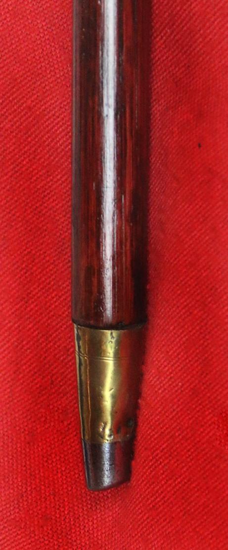 A Superb, Wonderful, & Highly Amusing, Antique Edwardian, Carved Automata Bulldog's Head Gadget Cane. That Is Not Only A 'Glove Holder' Handled Walking Stick, But A Superbly Secretly Concealed Sword-Stick