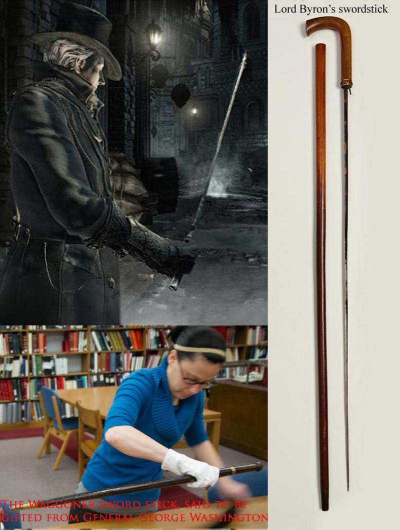 A Superb, Wonderful, & Highly Amusing, Antique Edwardian, Carved Automata Bulldog's Head Gadget Cane. That Is Not Only A 'Glove Holder' Handled Walking Stick, But A Superbly Secretly Concealed Sword-Stick