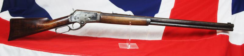 A Superb US 'Wild West' Period Marlin Fire-Arms Co. Lever Action Repeating Rifle Manufactured in 1883. Nr. Exactly As Used By Apache Indian Fighter Brig. Gen. George C. Crook. A Superior Gun Compared To The Winchester Lever Repeater.