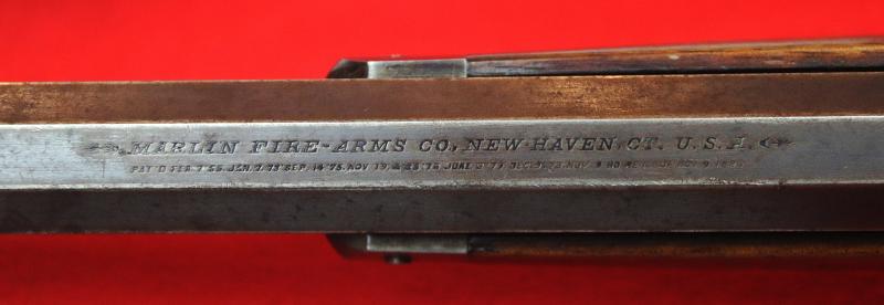 A Superb US 'Wild West' Period Marlin Fire-Arms Co. Lever Action Repeating Rifle Manufactured in 1883. Nr. Exactly As Used By Apache Indian Fighter Brig. Gen. George C. Crook. A Superior Gun Compared To The Winchester Lever Repeater.