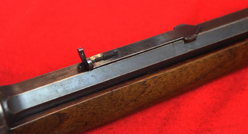 A Superb US 'Wild West' Period Marlin Fire-Arms Co. Lever Action Repeating Rifle Manufactured in 1883. Nr. Exactly As Used By Apache Indian Fighter Brig. Gen. George C. Crook. A Superior Gun Compared To The Winchester Lever Repeater.