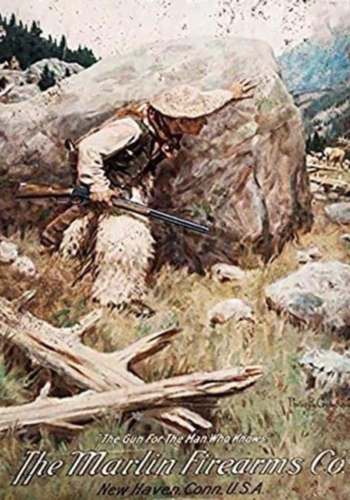 A Superb US 'Wild West' Period Marlin Fire-Arms Co. Lever Action Repeating Rifle Manufactured in 1883. Nr. Exactly As Used By Apache Indian Fighter Brig. Gen. George C. Crook. A Superior Gun Compared To The Winchester Lever Repeater.