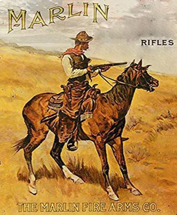 A Superb US 'Wild West' Period Marlin Fire-Arms Co. Lever Action Repeating Rifle Manufactured in 1883. Nr. Exactly As Used By Apache Indian Fighter Brig. Gen. George C. Crook. A Superior Gun Compared To The Winchester Lever Repeater.