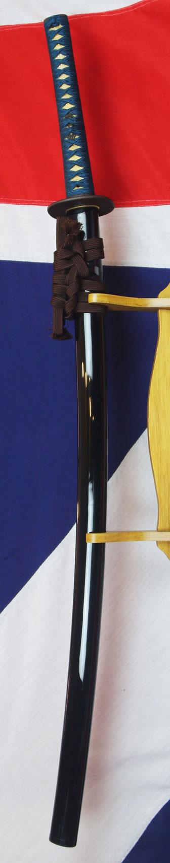 Stunning,1600's 'Senshu Banzai' Antique Edo Samurai Katana With Signed Blade, Kashu ju Darani Tachibana Katsukuni Saku, Katsukuni of the Tachibana Clan, the Darani School of Smiths, Made This {Sword} in Kashu Province, Incredible Hamon of Sanbon-Sugi