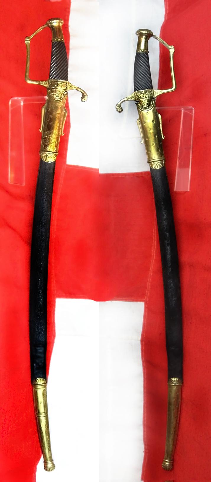 An Incredibly Rare French Naval, Sabre D'Officier De Marine Model Prairelle An XII 1804. Officer's Sword, Most Likely Surrendered or Captured At Trafalgar in 1805. Possibly Even From the Redoutable or Bucentaure