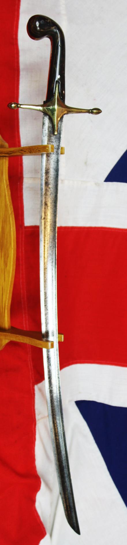 A Beautiful 18th to 19th Century Ottoman Shamshir. With Traditional Carved Horn Hilt