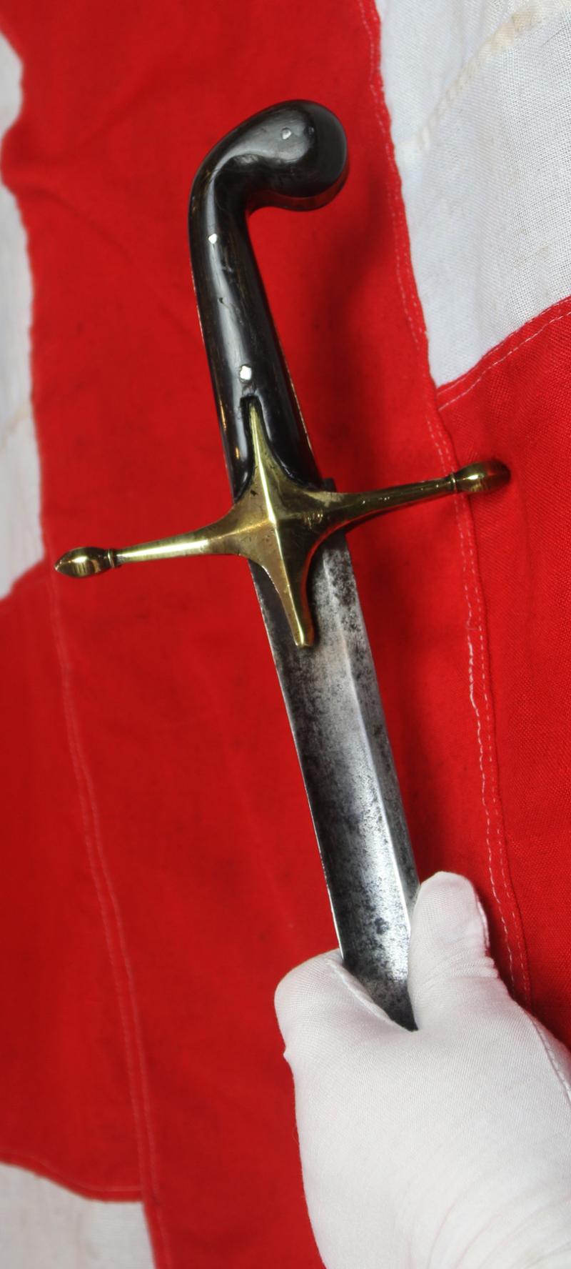 A Beautiful 18th to 19th Century Ottoman Shamshir. With Traditional Carved Horn Hilt