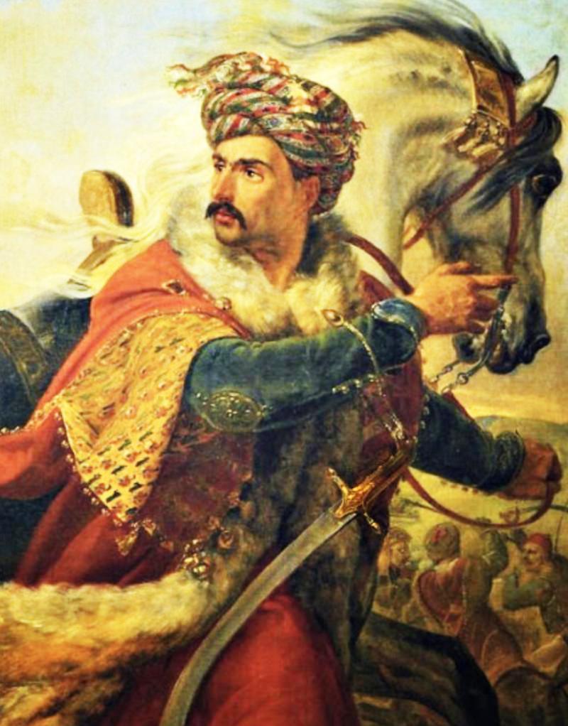 A Beautiful 18th to 19th Century Ottoman Shamshir. With Traditional Carved Horn Hilt