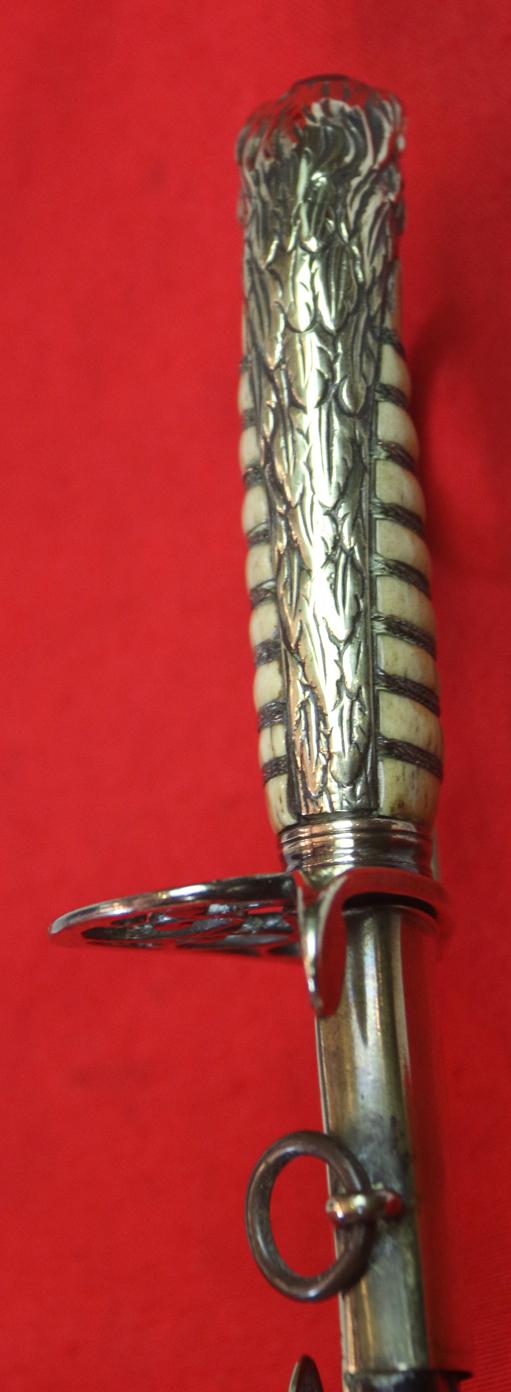 A Very Fine & Rare, Signally Beautiful, Anglo-American War of 1812, 'Eagle Head' & Scroll Fretted Hilt, American Officer's Sabre. In Great Condition.