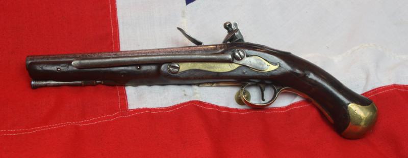 An 1801 Pattern, Tower of London, Royal Navy Issue, Historic Nelson Period, Short ‘Sea Service Pistol’, With Original Belt Hook, Tower of London GR Crown Lock, Fine Stock & Skull Crusher Butt, Used at the Battle Of Trafalgar Period