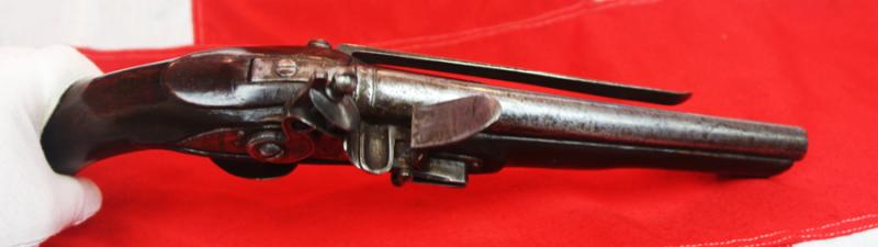 An 1801 Pattern, Tower of London, Royal Navy Issue, Historic Nelson Period, Short ‘Sea Service Pistol’, With Original Belt Hook, Tower of London GR Crown Lock, Fine Stock & Skull Crusher Butt, Used at the Battle Of Trafalgar Period