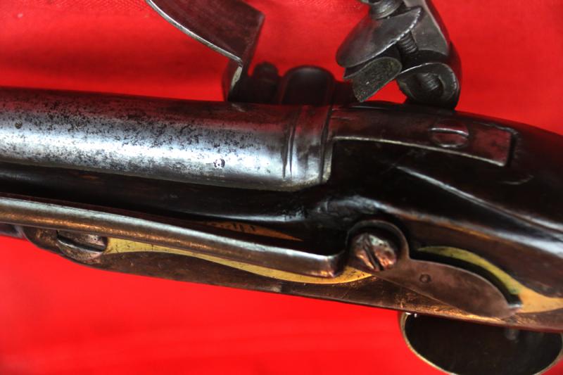 An 1801 Pattern, Tower of London, Royal Navy Issue, Historic Nelson Period, Short ‘Sea Service Pistol’, With Original Belt Hook, Tower of London GR Crown Lock, Fine Stock & Skull Crusher Butt, Used at the Battle Of Trafalgar Period