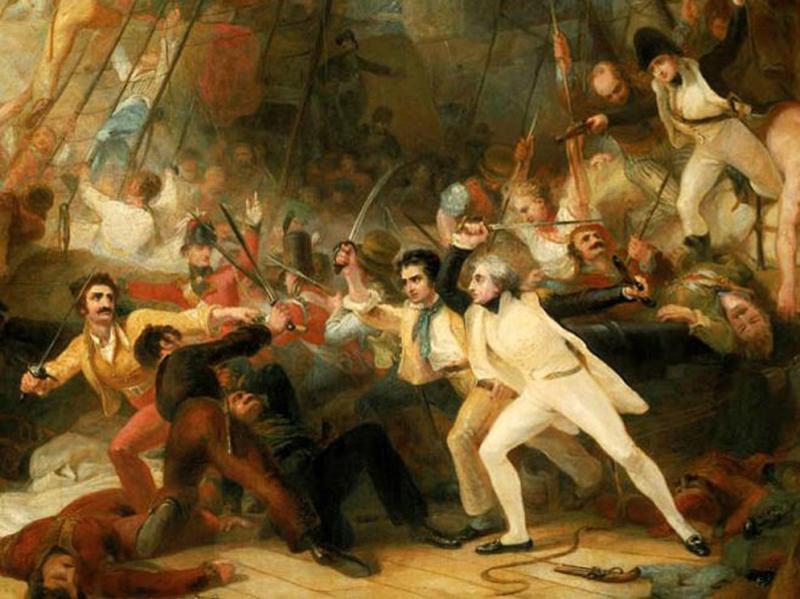 An 1801 Pattern, Tower of London, Royal Navy Issue, Historic Nelson Period, Short ‘Sea Service Pistol’, With Original Belt Hook, Tower of London GR Crown Lock, Fine Stock & Skull Crusher Butt, Used at the Battle Of Trafalgar Period