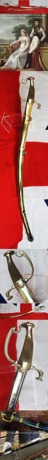 A Fine French Consular Period Sabre of A Cavalry Officer, With 'Marengo' Hilt. A Sabre D'Officier De Cavalrie Legere, By Repute, Said To Be The Privilege of Officer's To Wear That Served At the Battle Of Marengo, Personally, With Napoleon