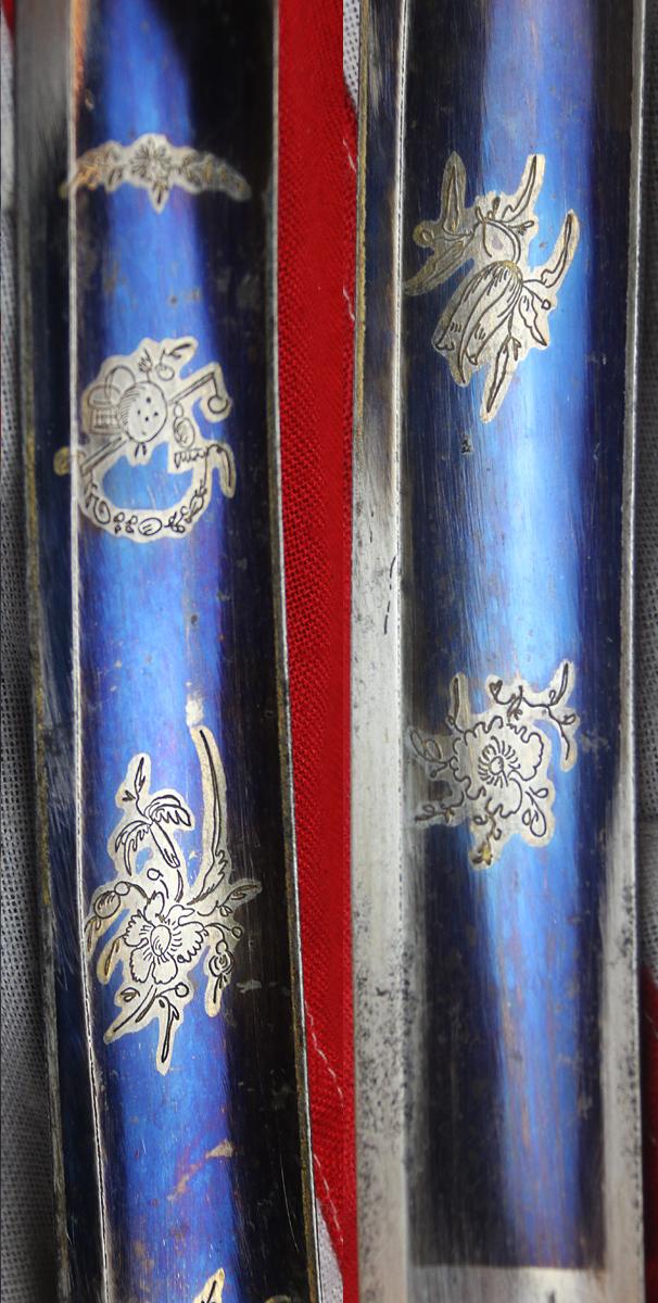 A Stunning Directoire Period French Blue and Gilt ‘Award’ & Imperial Garde Grade Sabre of a General or General Staff Officer, Probably By Boutet Director of Versailles. Napoleon's Personal Sword Maker
